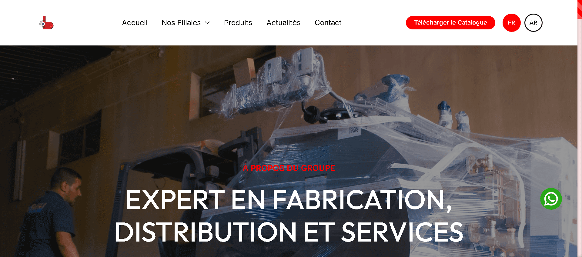 SARL CTS GROUPE CHIBANE Website
